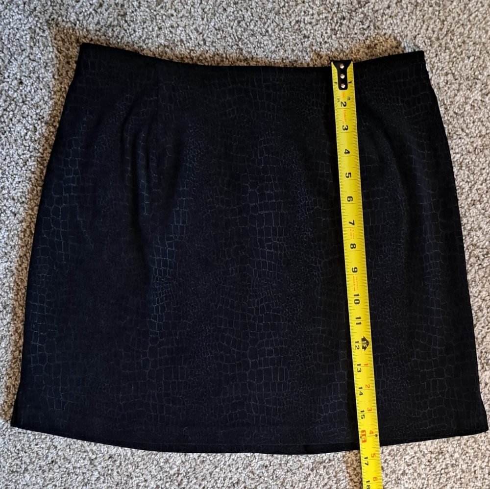 Vintage Exact Change 90s Y2K Women's Black Skirt Size 11 - Picture 5 of 6